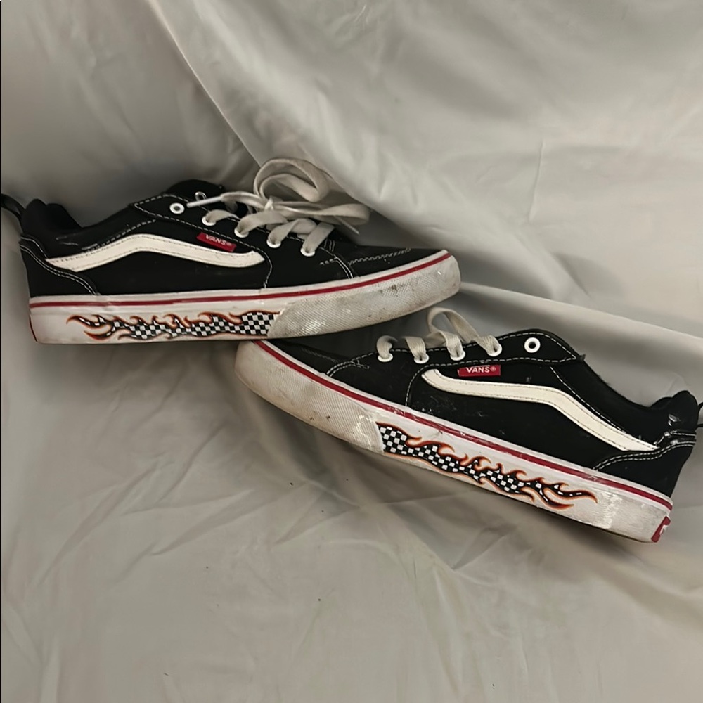 Vans Black and White Old Skool Sneakers Iconic Design